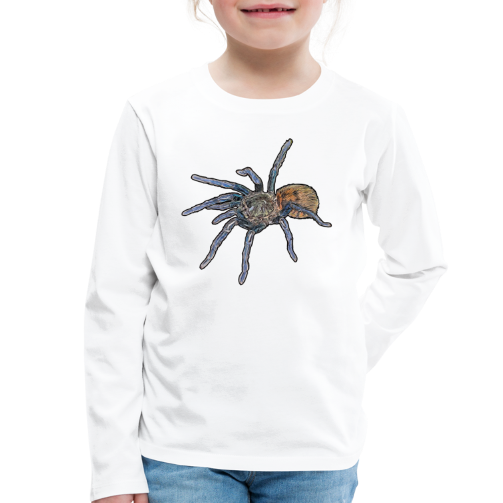 Kinder Longsleeve Chromatopelma cyaneopubescens - weiß