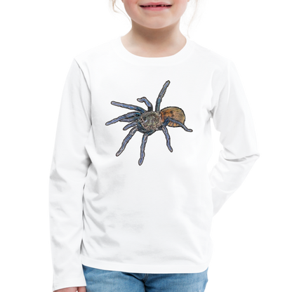 Kinder Longsleeve Chromatopelma cyaneopubescens - weiß