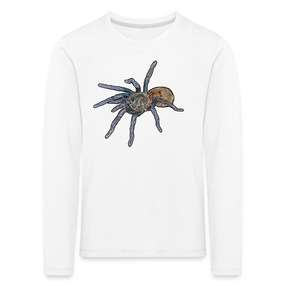 Kinder Longsleeve Chromatopelma cyaneopubescens - weiß