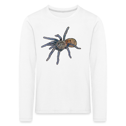Kinder Longsleeve Chromatopelma cyaneopubescens - weiß