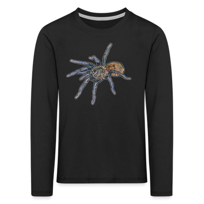 Kinder Longsleeve Chromatopelma cyaneopubescens - Schwarz