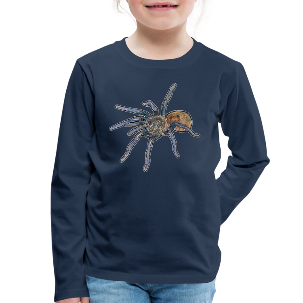 Kinder Longsleeve Chromatopelma cyaneopubescens - Navy