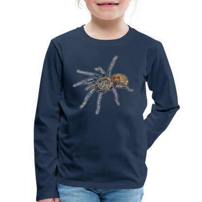 Kinder Longsleeve Chromatopelma cyaneopubescens - Navy