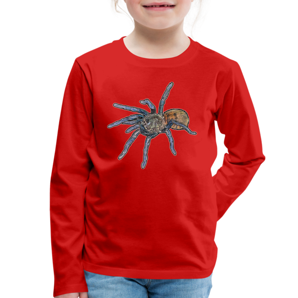Kinder Longsleeve Chromatopelma cyaneopubescens - Rot