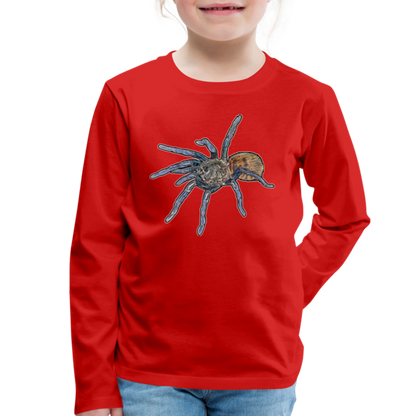 Kinder Longsleeve Chromatopelma cyaneopubescens - Rot