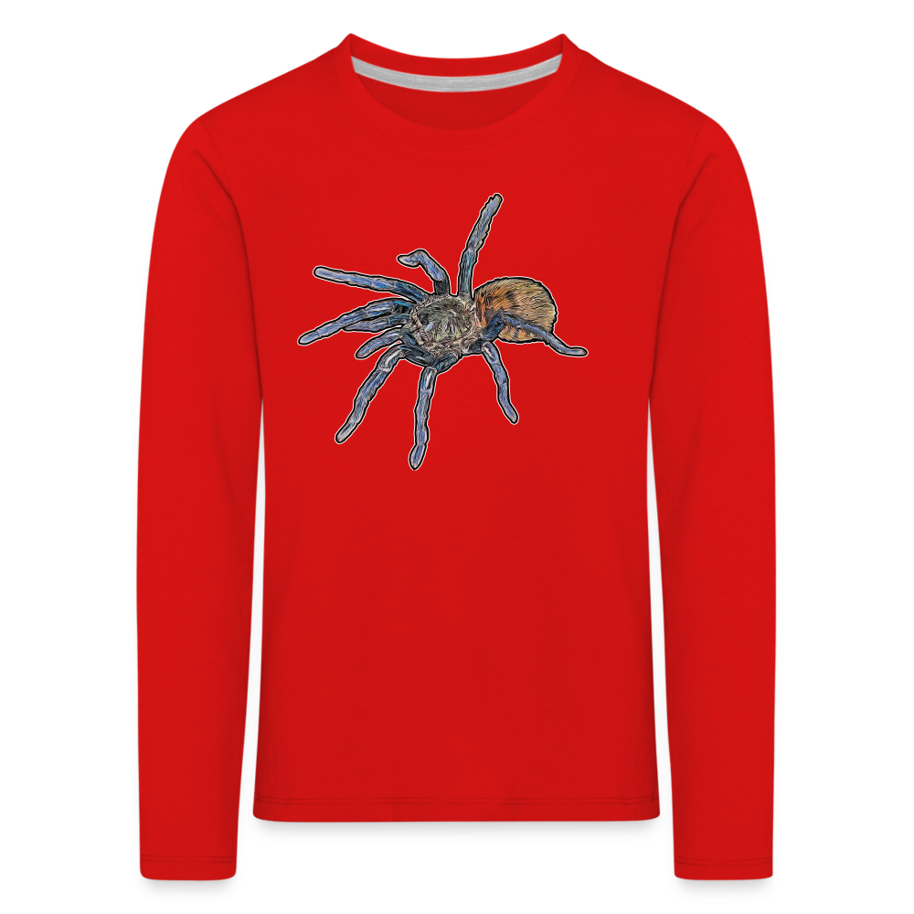 Kinder Longsleeve Chromatopelma cyaneopubescens - Rot