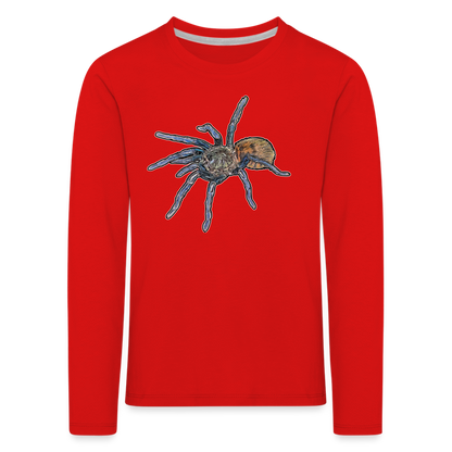 Kinder Longsleeve Chromatopelma cyaneopubescens - Rot