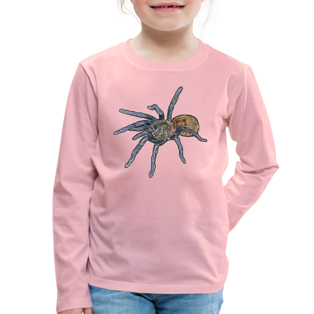 Kinder Longsleeve Chromatopelma cyaneopubescens - Hellrosa