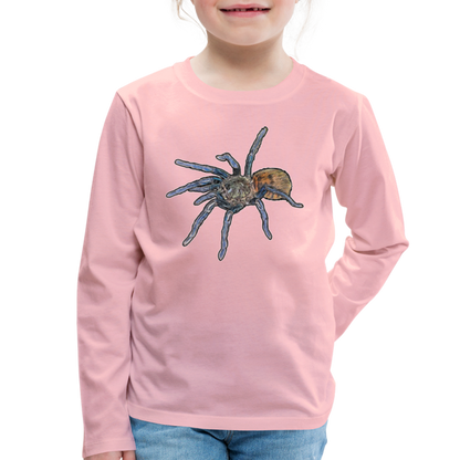 Kinder Longsleeve Chromatopelma cyaneopubescens - Hellrosa