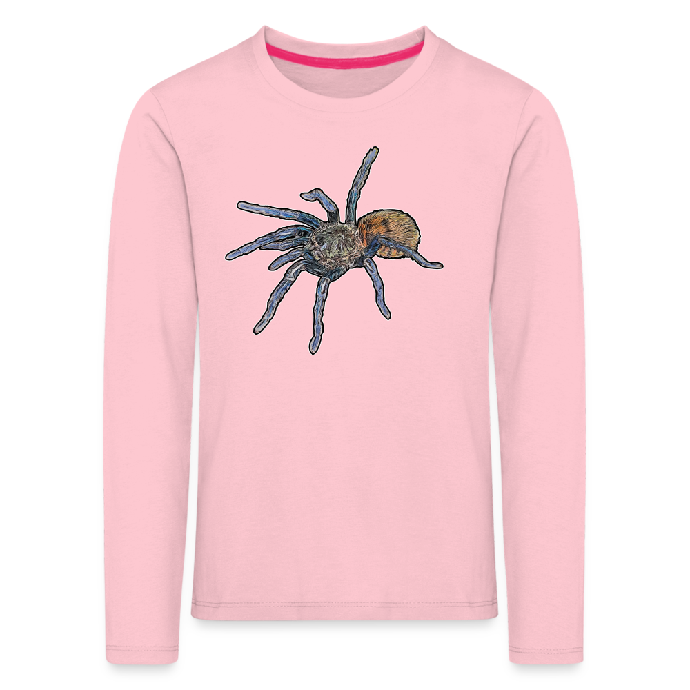 Kinder Longsleeve Chromatopelma cyaneopubescens - Hellrosa