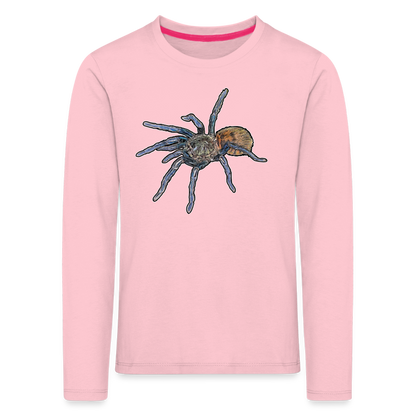 Kinder Longsleeve Chromatopelma cyaneopubescens - Hellrosa