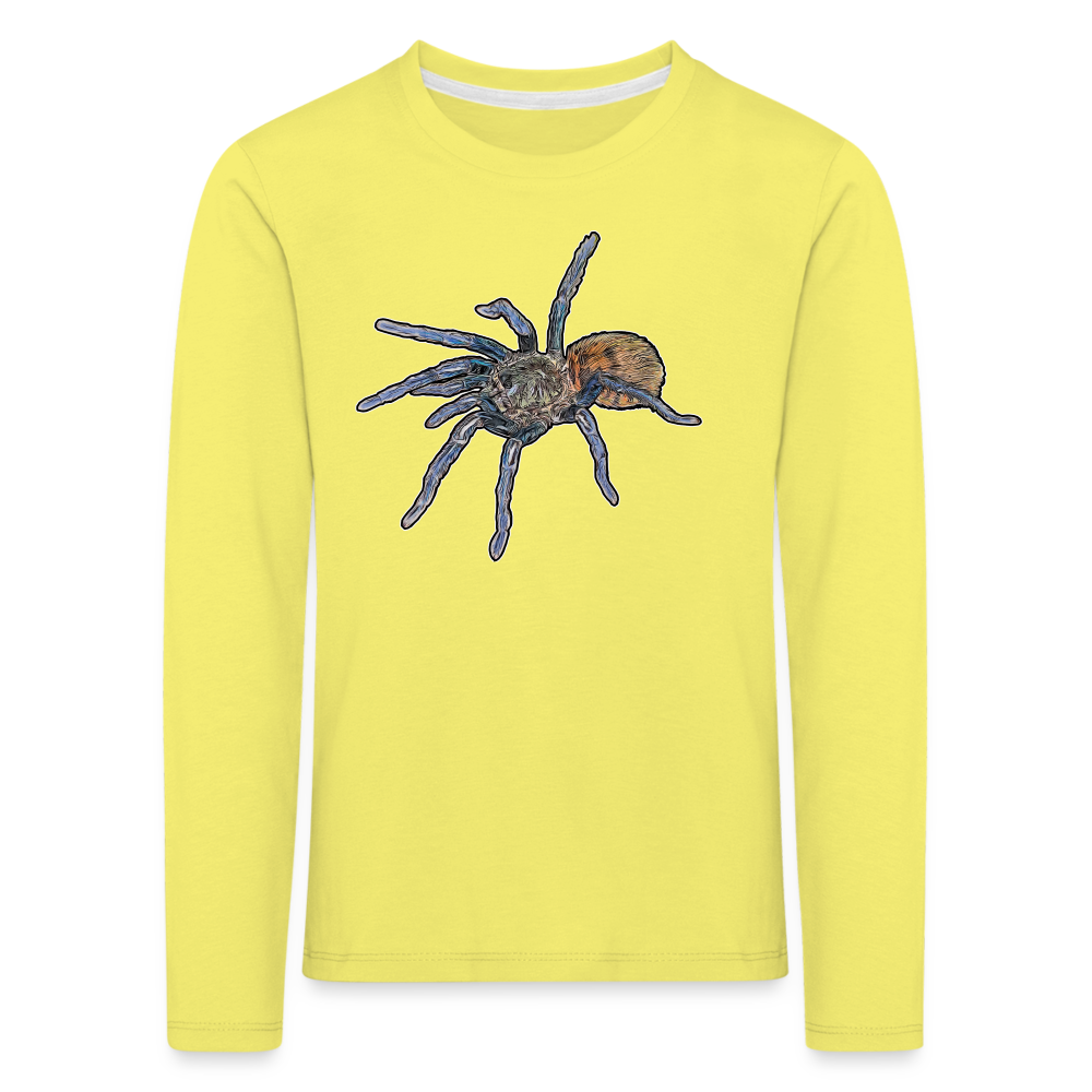 Kinder Longsleeve Chromatopelma cyaneopubescens - Gelb