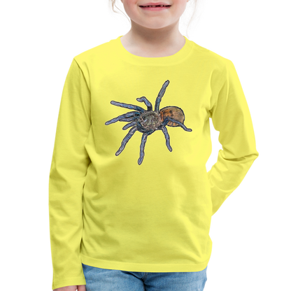 Kinder Longsleeve Chromatopelma cyaneopubescens - Gelb