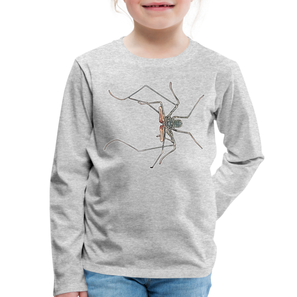 Kinder Longsleeve Euphrynichus bacillifer - Grau meliert