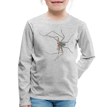 Kinder Longsleeve Euphrynichus bacillifer - Grau meliert