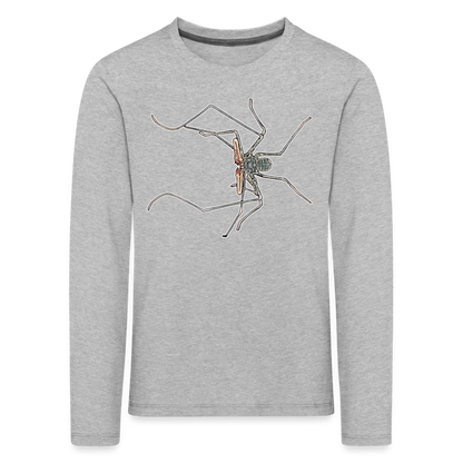 Kinder Longsleeve Euphrynichus bacillifer - Grau meliert