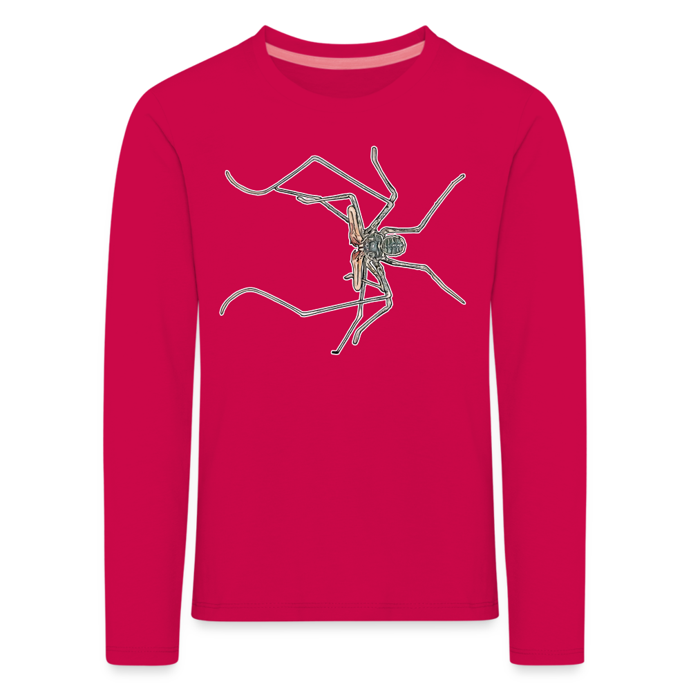 Kinder Longsleeve Euphrynichus bacillifer - dunkles Pink