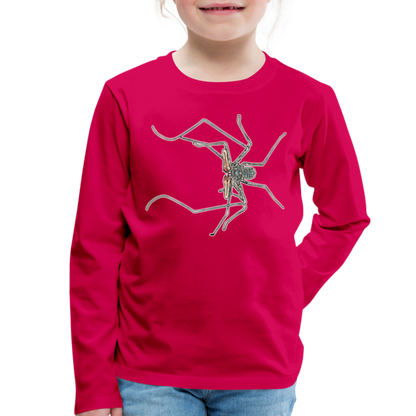 Kinder Longsleeve Euphrynichus bacillifer - dunkles Pink