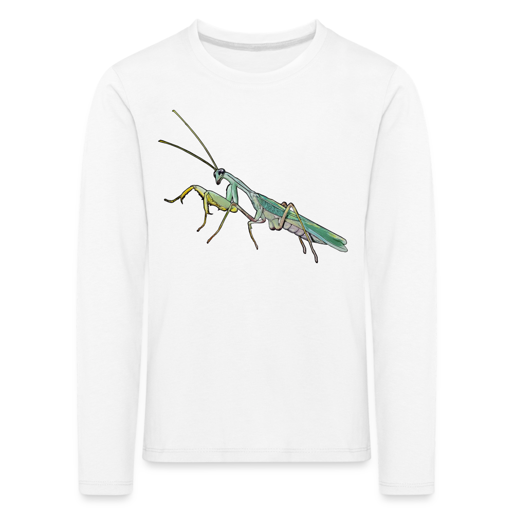 Kinder Longsleeve Sphodromantis lineola male - weiß