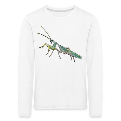 Kinder Longsleeve Sphodromantis lineola male - weiß