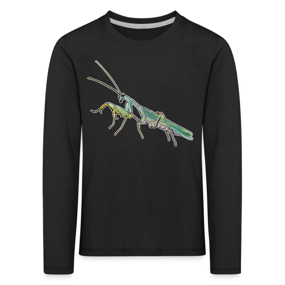 Kinder Longsleeve Sphodromantis lineola male - Schwarz