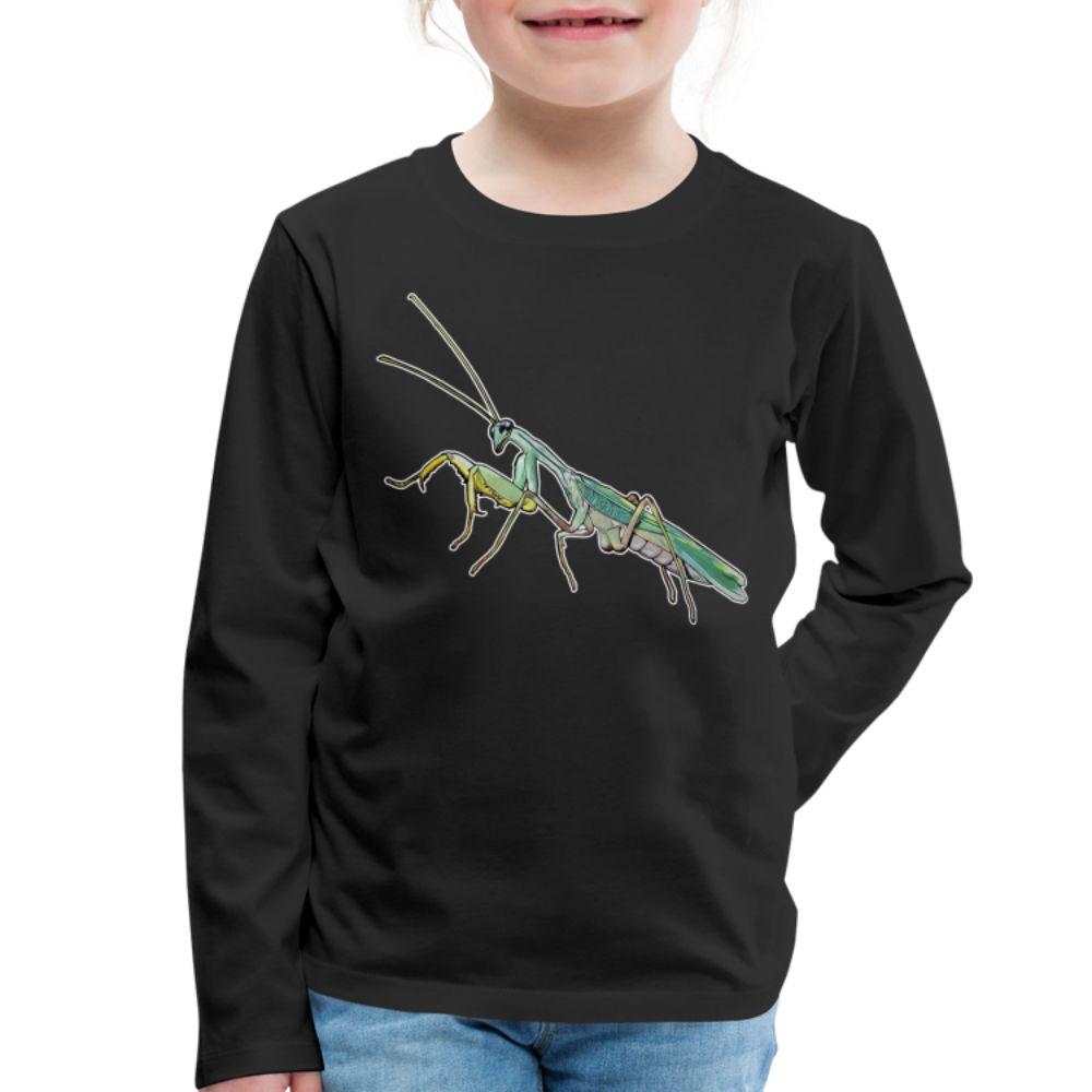 Kinder Longsleeve Sphodromantis lineola male - Schwarz