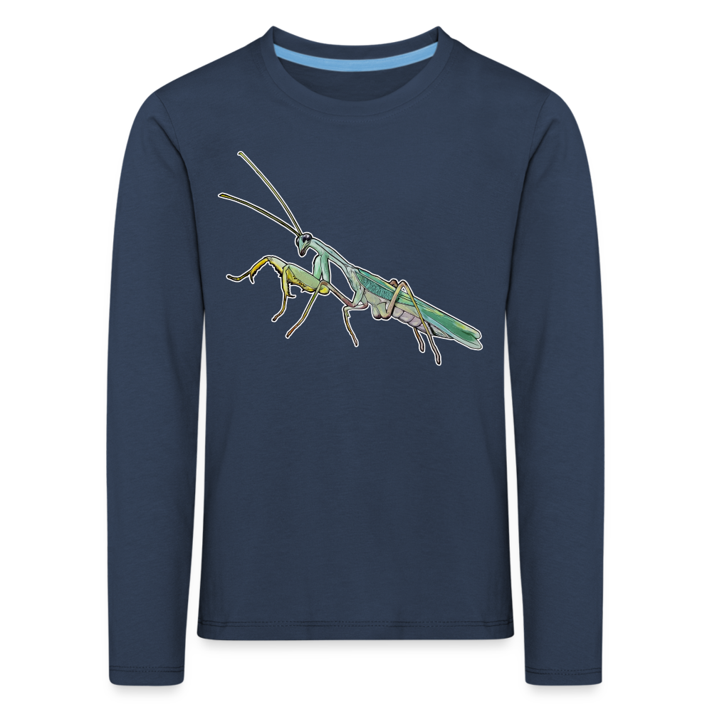 Kinder Longsleeve Sphodromantis lineola male - Navy