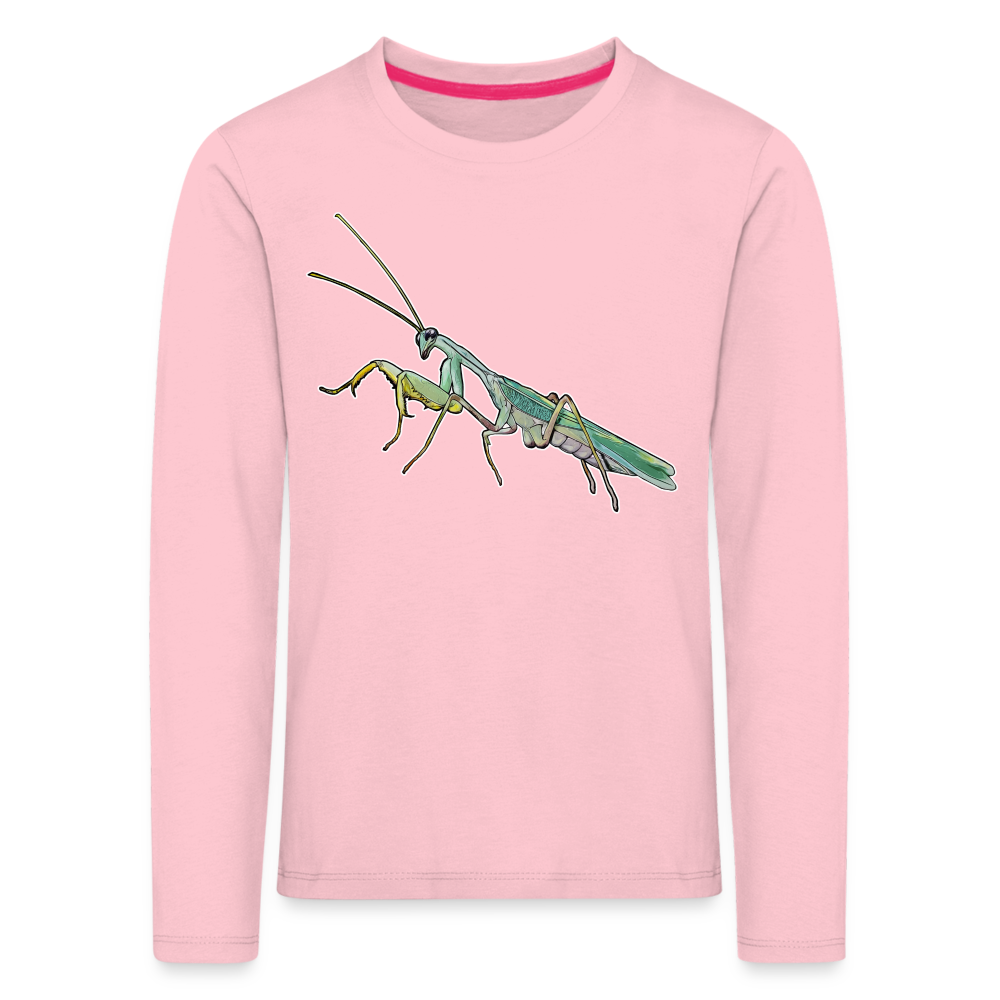 Kinder Longsleeve Sphodromantis lineola male - Hellrosa