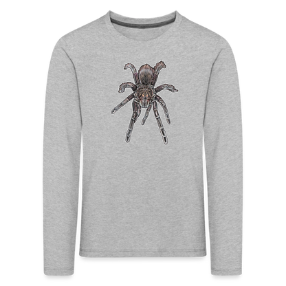 Kinder Longsleeve Pamphobeteus sp Machala juvenile - Grau meliert