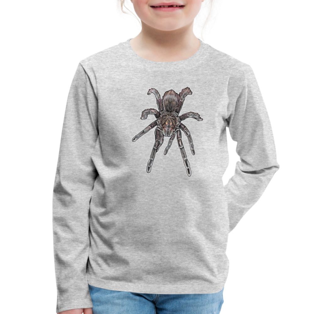 Kinder Longsleeve Pamphobeteus sp Machala juvenile - Grau meliert