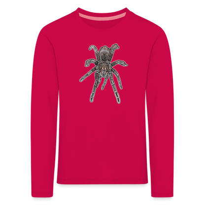 Kinder Longsleeve Pamphobeteus sp Machala juvenile - dunkles Pink