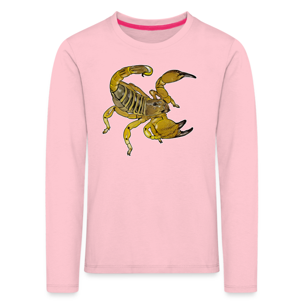 Kinder Longsleeve Scorpio maurus palmatus - Hellrosa