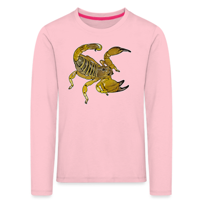 Kinder Longsleeve Scorpio maurus palmatus - Hellrosa