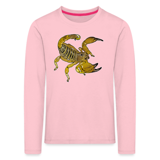 Kinder Longsleeve Scorpio maurus palmatus - Hellrosa