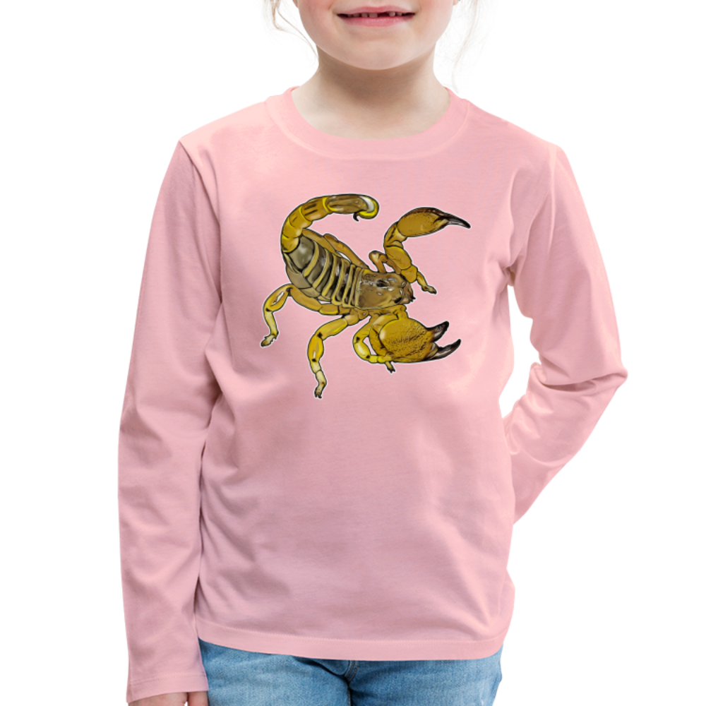 Kinder Longsleeve Scorpio maurus palmatus - Hellrosa