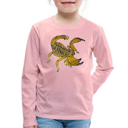 Kinder Longsleeve Scorpio maurus palmatus - Hellrosa