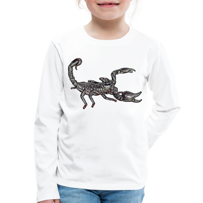 Kinder Longsleeve Heterometrus silenus - weiß