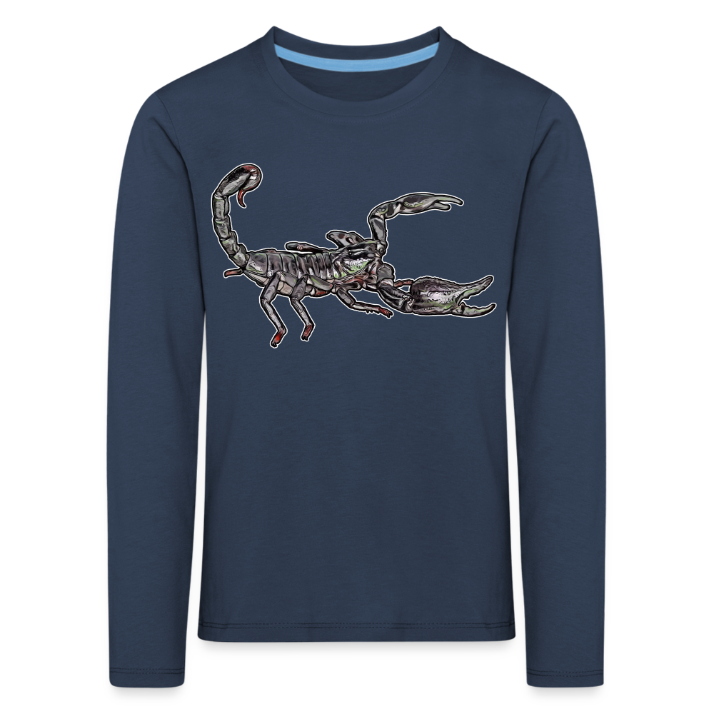 Kinder Longsleeve Heterometrus silenus - Navy