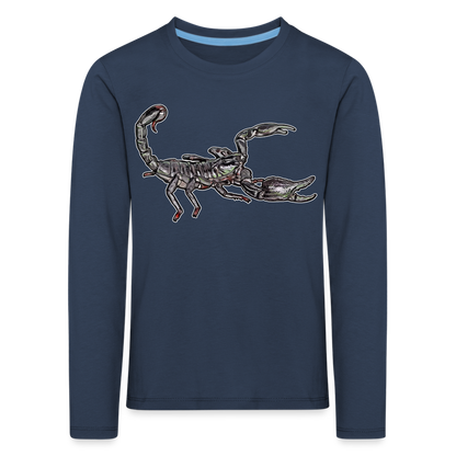 Kinder Longsleeve Heterometrus silenus - Navy