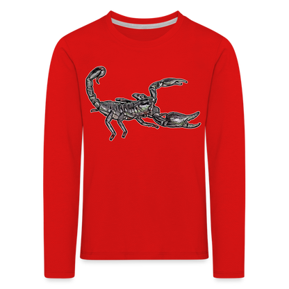 Kinder Longsleeve Heterometrus silenus - Rot