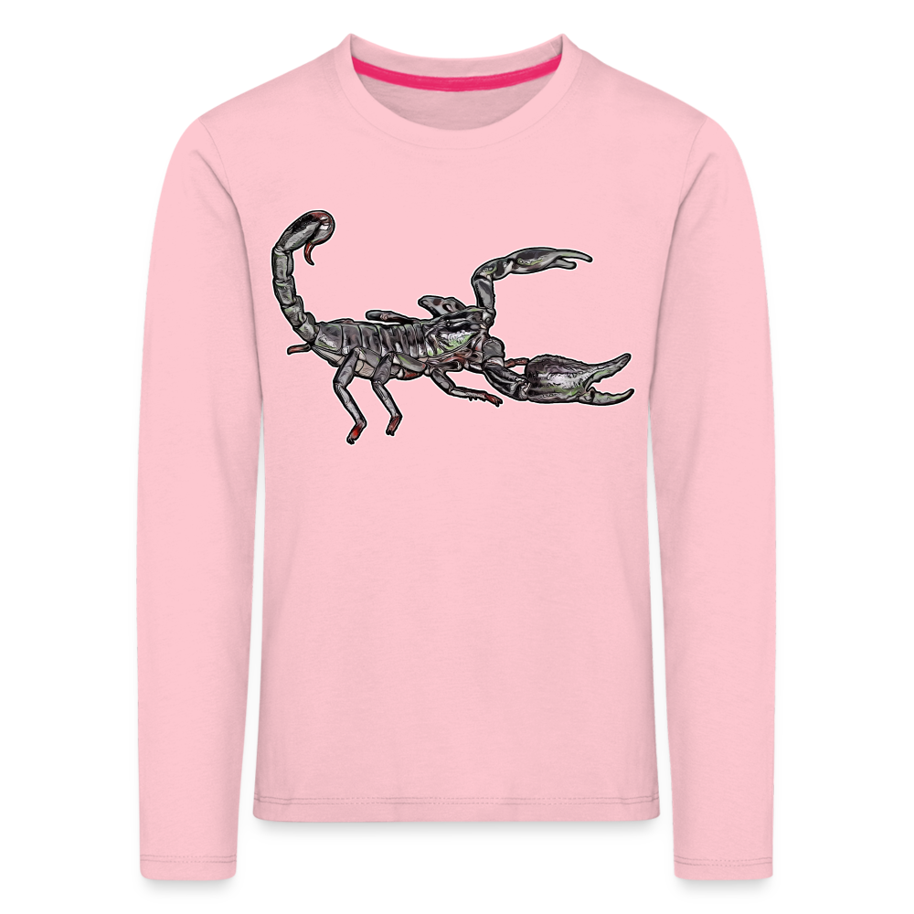 Kinder Longsleeve Heterometrus silenus - Hellrosa