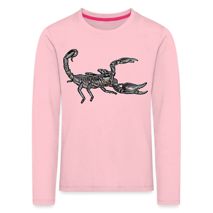 Kinder Longsleeve Heterometrus silenus - Hellrosa