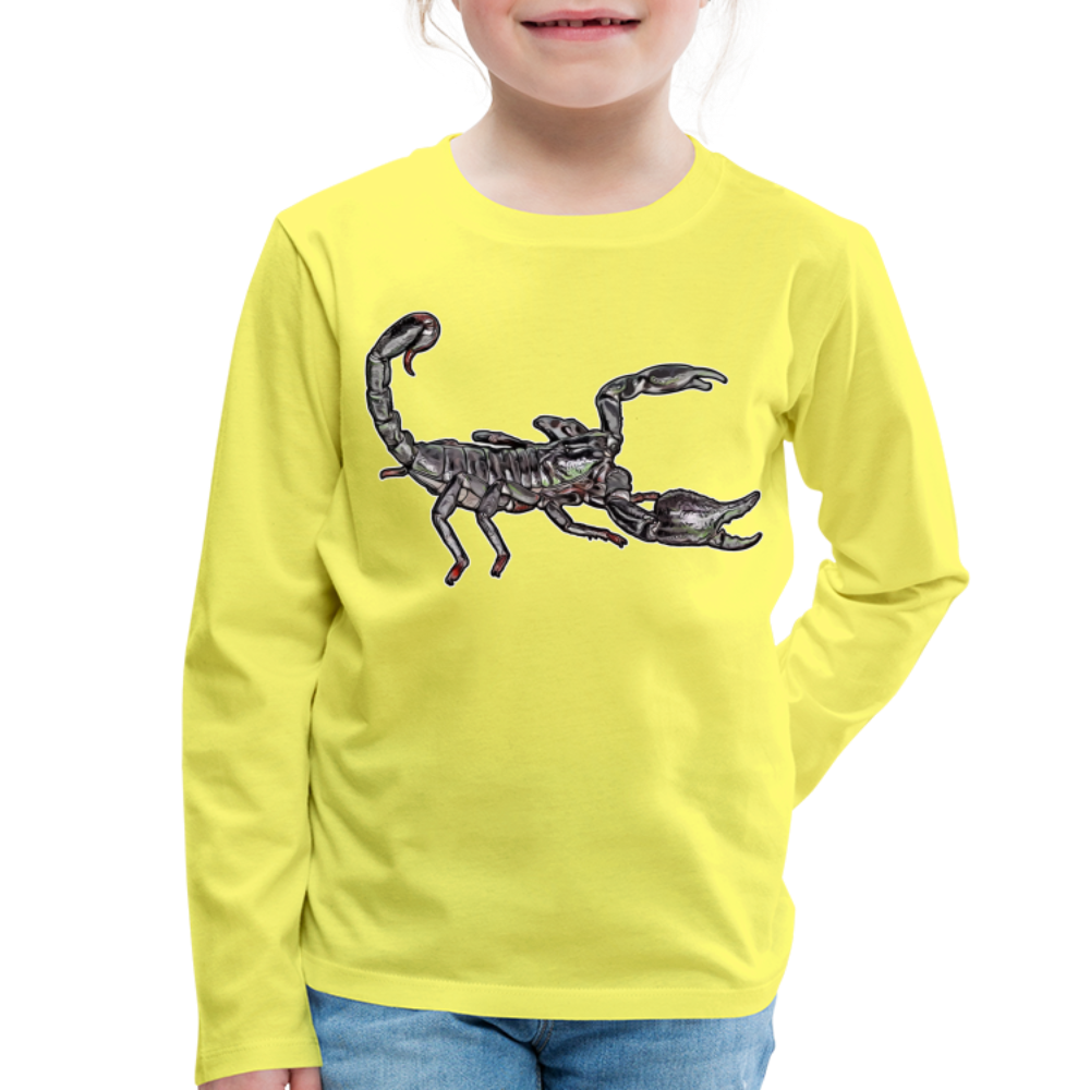 Kinder Longsleeve Heterometrus silenus - Gelb