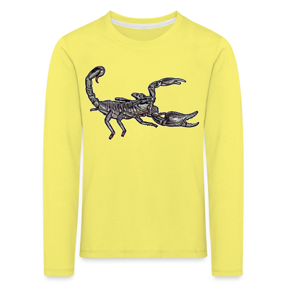 Kinder Longsleeve Heterometrus silenus - Gelb