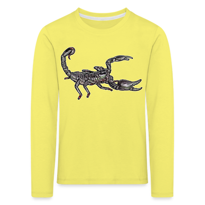 Kinder Longsleeve Heterometrus silenus - Gelb