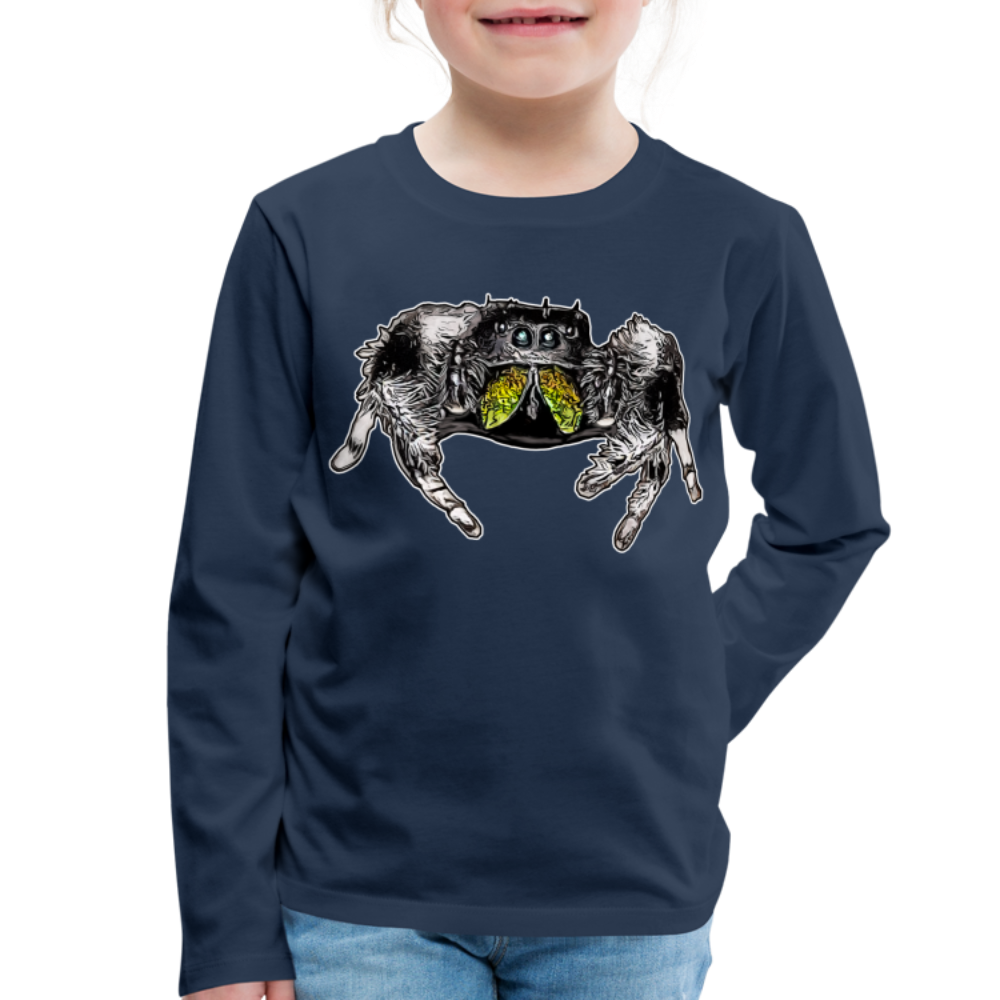 Kinder Longsleeve Phidippus regius Rastafari male - Navy