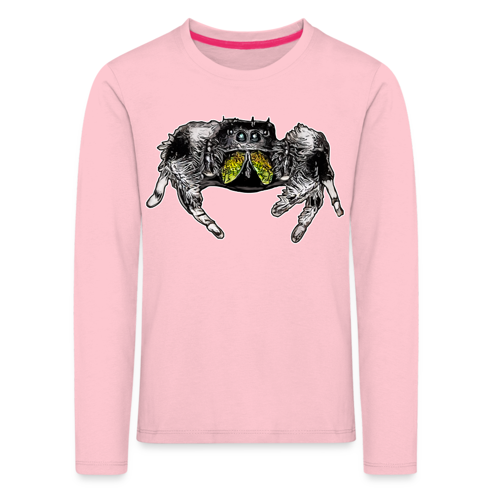 Kinder Longsleeve Phidippus regius Rastafari male - Hellrosa