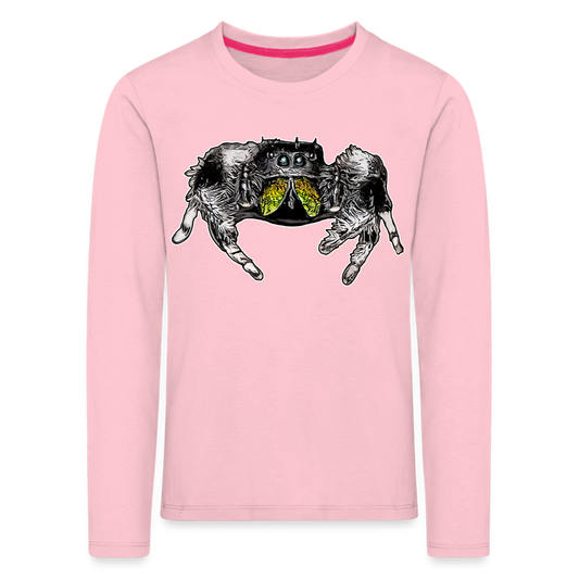 Kinder Longsleeve Phidippus regius Rastafari male - Hellrosa