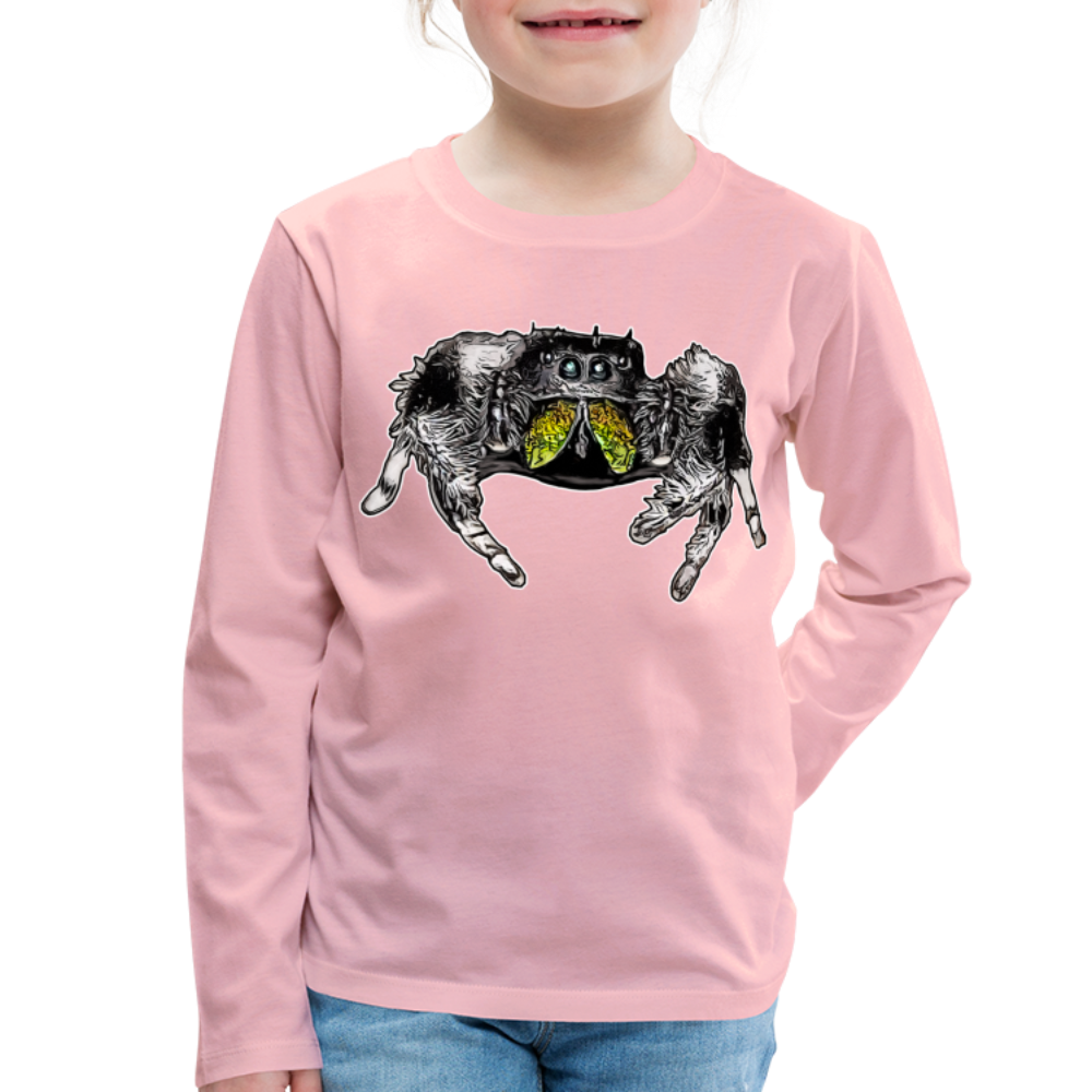 Kinder Longsleeve Phidippus regius Rastafari male - Hellrosa