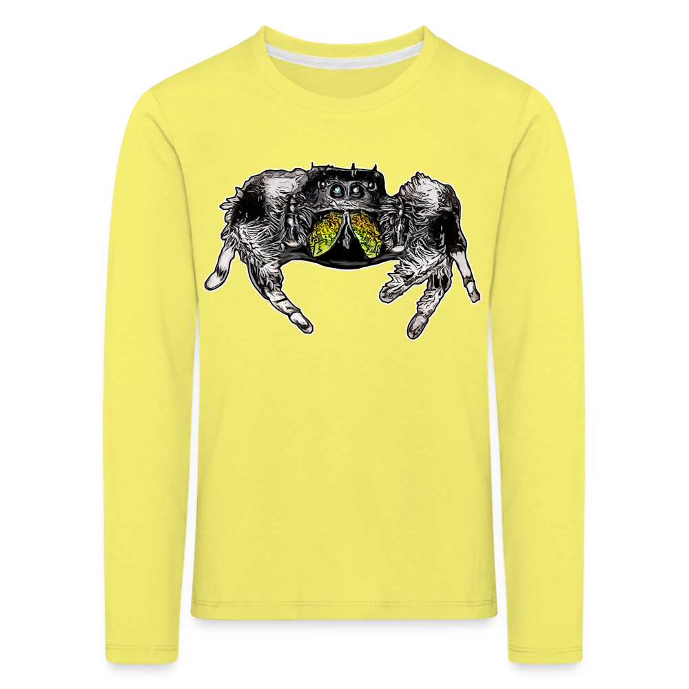 Kinder Longsleeve Phidippus regius Rastafari male - Gelb